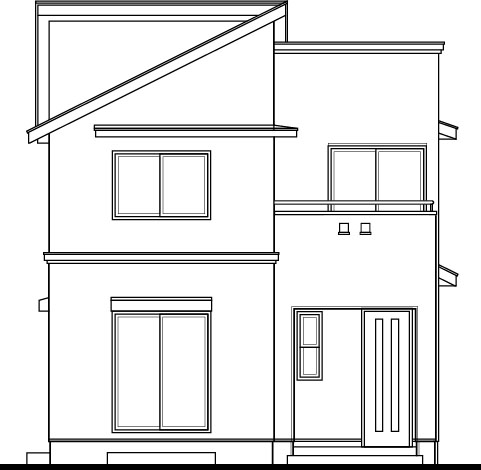 住宅立面図