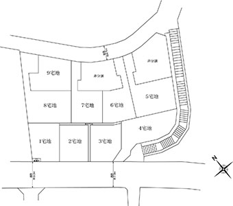 住宅全体区画図
