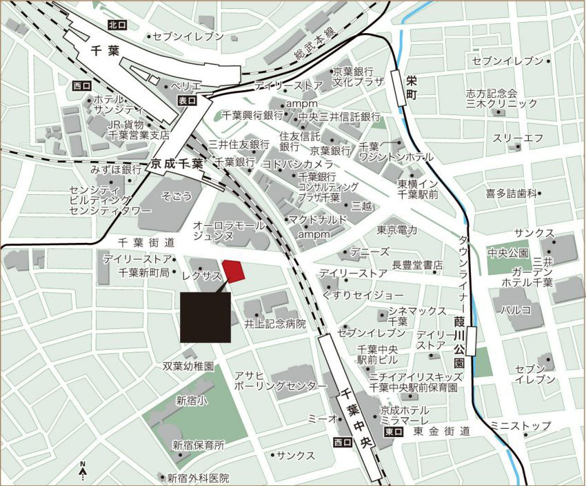 現地案内図
